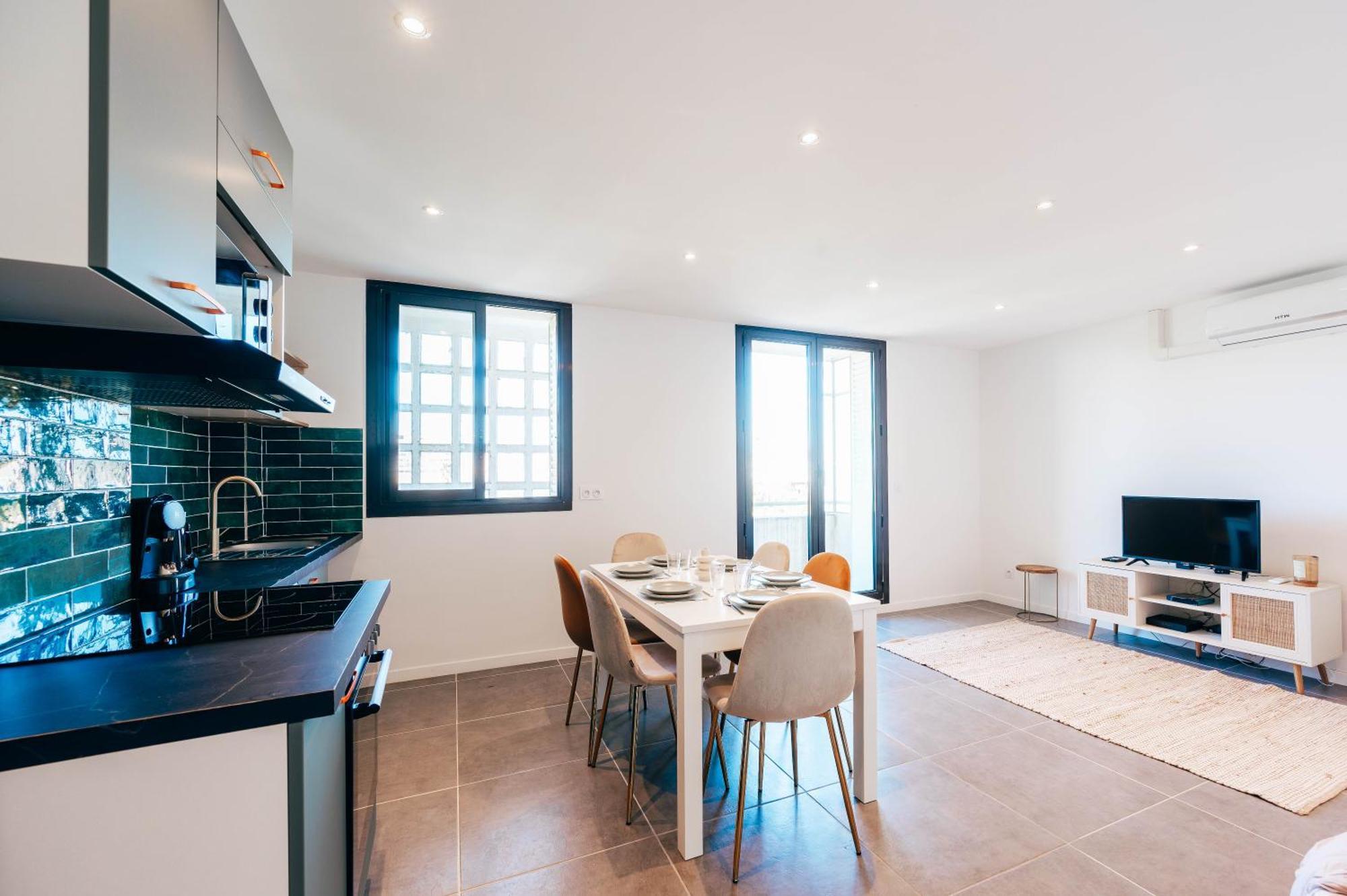 Velodrome 6 Couchages Avec Clim Apartment Marseille Luaran gambar